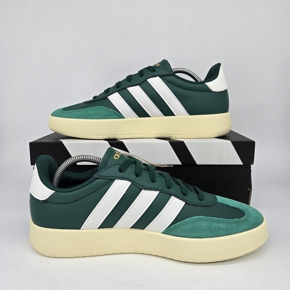 New adidas Barreda Lifestyle Collegiate Green Core White Men\'s Shoes Size 10.5 main image 7
